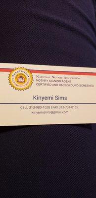 Certified Notary