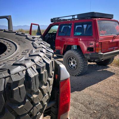 Off-roading in Lake Havasu. Prerunner