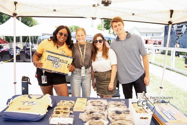 Nashvile Predators sponsored Juneteenth Block Party