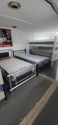 Metal bed frames and solid wood bunk bed frame available.