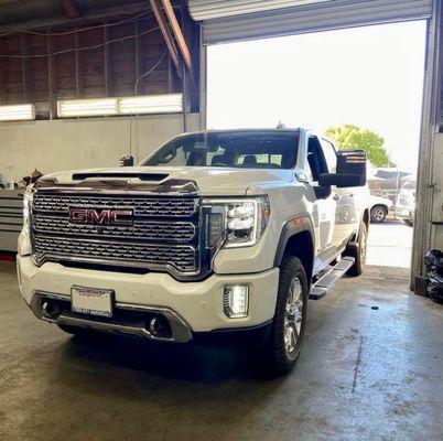 2020 Duramax in shop for maintenance