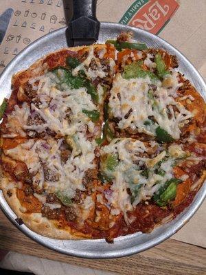 Plant-Based Vegan Deluxe Pizza.