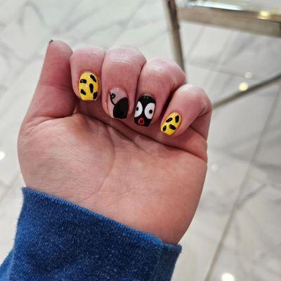 Ryoga from Ranma 1/2 inspired nails