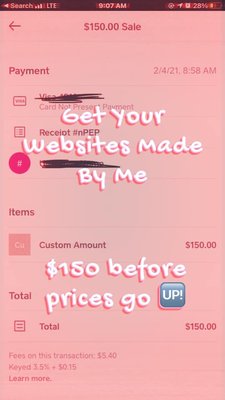 Woke Up To A New Client & $150 Richer  Get Your Websites Done Now