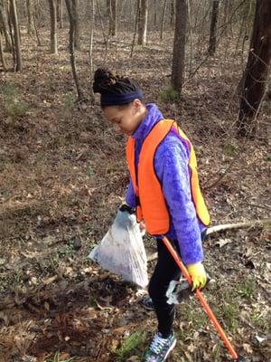 Nadia earned 91 volunteer hours in 2015. This is her starting her 2016 hours.