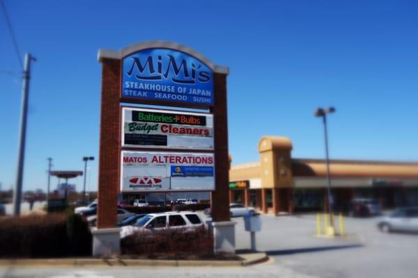 Matos Alterations is located in the rear of the shopping center at the intersection of Woodruff Road and Butler Road.