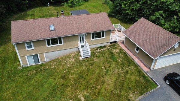 BEFORE Roof and Siding Job