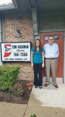 We are a father and daughter team. Tom is an owner/ insurance agent and has been in the insurance business for 35 years...