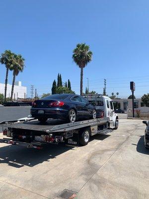 My car broke down on 134, and towed to premier auto Body Repair