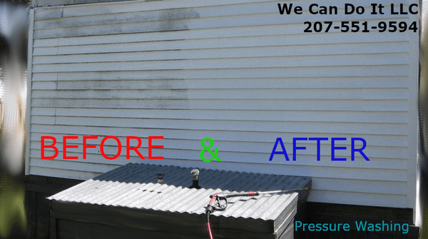 Pressure Washing Vinyl Siding