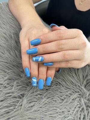 Set of acrílic
Nails with a sutil design