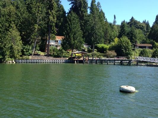 Vinyl sheet piling bulkhead on Bainbridge Island