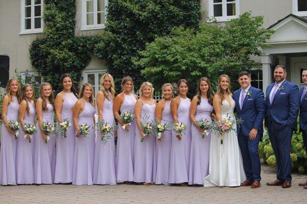 Studio Sprig 11 Bridesmaids Bouquets -The Inn at Barley Sheaf Farm 2019. #studiosprig