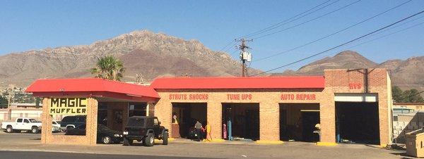 Located in Northeast El Paso on the corner of Dyer & Sunrise, Magic Muffler & Brake has been serving El Paso for nearly 50 years.