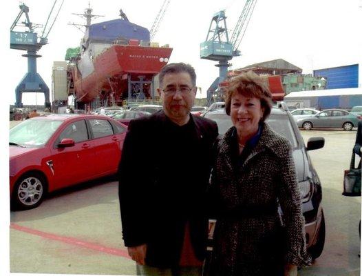 Igor Fridman and Senator Susan Collins