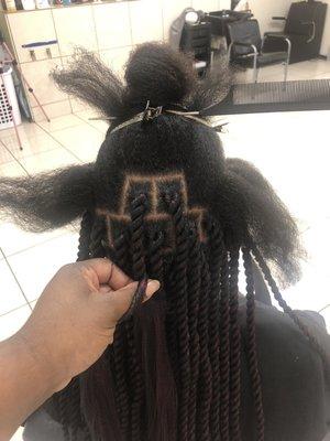 Large Senegalese Twists