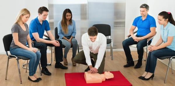 American Heart Association CPR training courses.