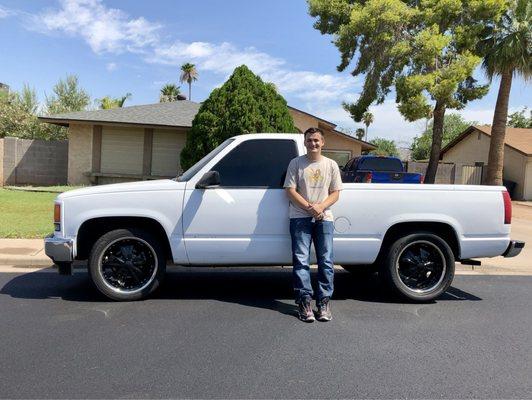 Brought The Chevy to the Shop Today for a looksee...let's hope it's an easy fix!