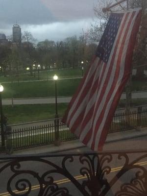 View of the Common from the second floor