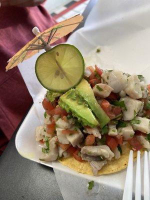 Fish Tostada