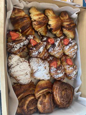 Dessert pastries made daily