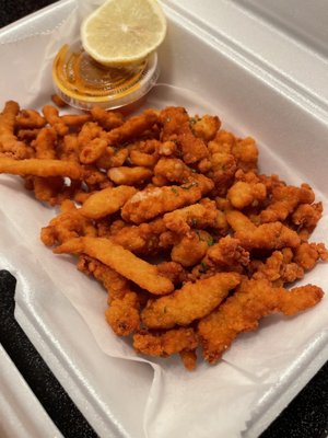 Clam strip appetizer