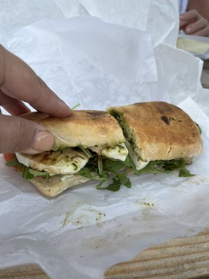 Caprese sandwich