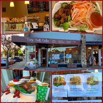 Montage of images from Tay Tah Cafe