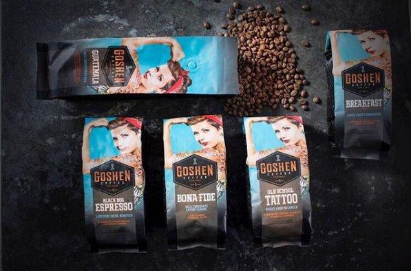 bags of Goshen coffee (from Instagram page @goshencoffee)