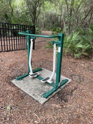 Adult outdoor exercise equipment, Baybridge Park, Westchase, Tampa