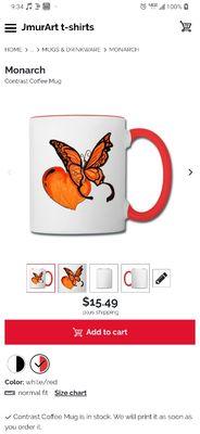 Butterfly love mug on
Https://shop.spreadshirt.com/jmurart-t-shirts/