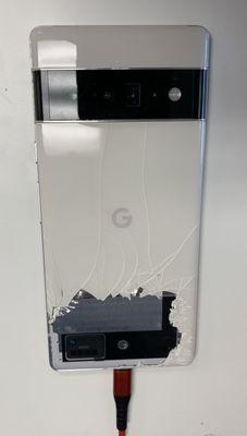 Damage by shop during screen repair efforts