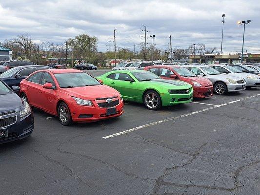 Auto City Cinci Used Car Dealership Lot