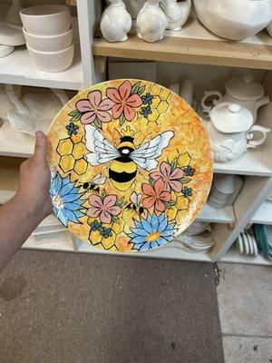 Queen bee plate