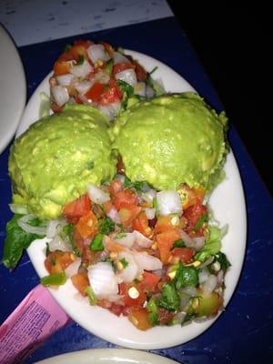 Guacamole sides that came with the fajita meal Yum!