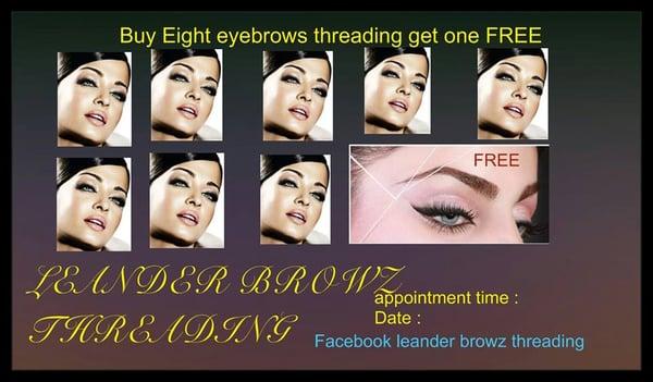 buy Eight eyebrows threading get one FREE