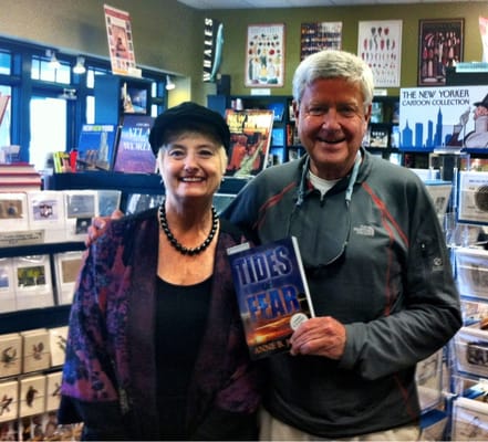 Anne Jones "Tides of Fear" book signing today.