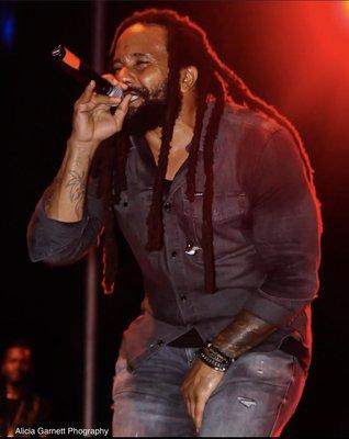 My-Mani Marley son of Bob Marley at concert in East Providence RI