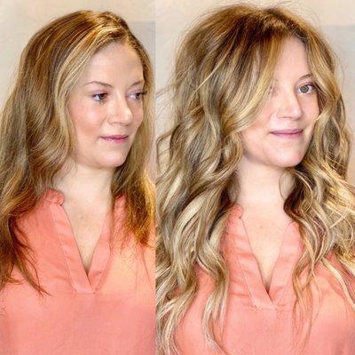 Before & After
 2 rows of Extensions