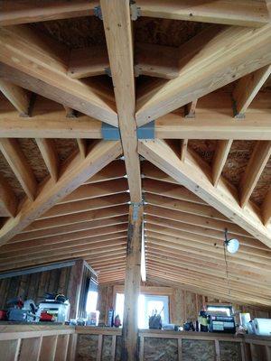 Beam work & Hand Cut Roof