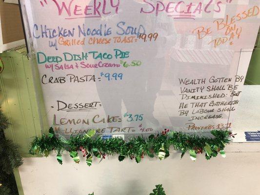 Yummy specials!