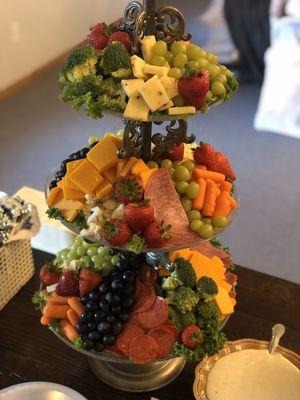 Meat, cheese and fruit trays available for your event