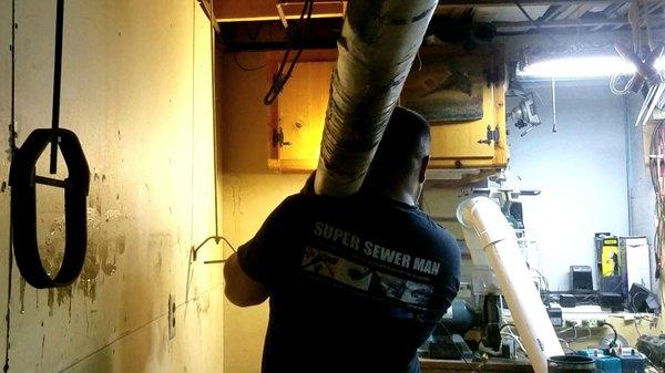 Removal, super plumber "vs" 200lbs of steel.