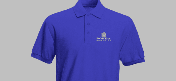 Uniform , apparel with embroidery and screen printing for business and schools.