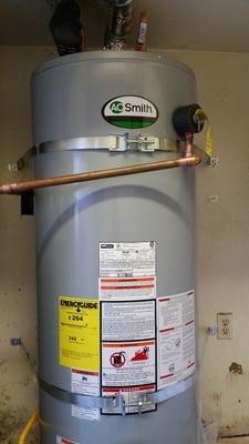 New Water Heater Install