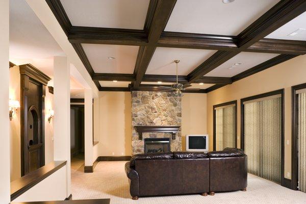 Give your ceiling some style while adding value to your house by installing a coffered ceiling made from Baird Brothers Hardwood.