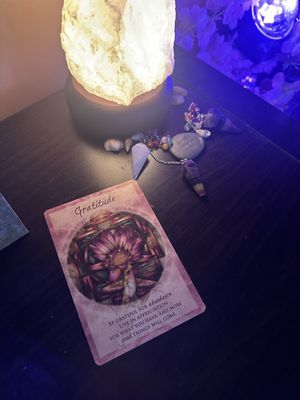 Oracle reading card