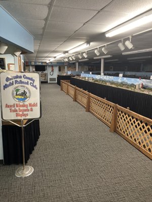 Model Train room upstairs