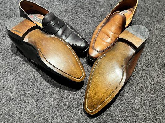 Mezlan Loafers. Amazing sole work!