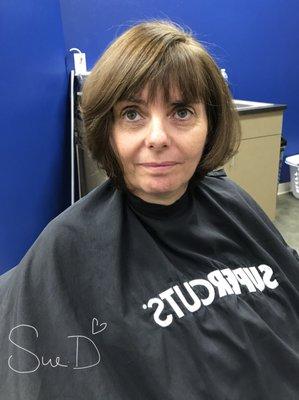 Color and cut by Sue D.